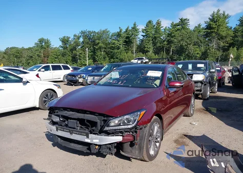 2015 Hyundai Genesis 3.8 from USA, damaged, VIN KMHGN4JEXFU064917